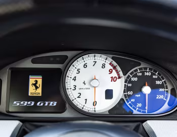 Tableau de bord Ferrari 599 GTB HGTE 60F1 [UK-spec] '2011–12