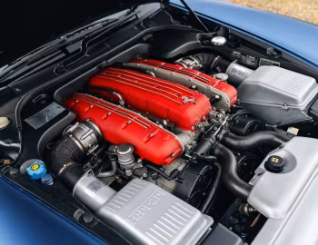 Sous la capuche Ferrari 612 Scaglietti [UK-spec] '2004–11