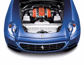 Sous la capuche Ferrari 612 Scaglietti F1 [Worldwide] '2004–11