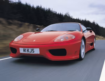 Ferrari Challenge Stradale with option "Without tricolour stripe" [UK-spec] '2003–04
