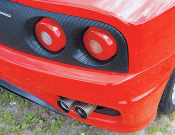 Ferrari Challenge Stradale with option "Without tricolour stripe" [UK-spec] '2003–04