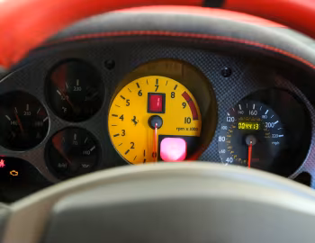 Tableau de bord Ferrari Challenge Stradale with option "Without tricolour stripe" [North America] '2003–04