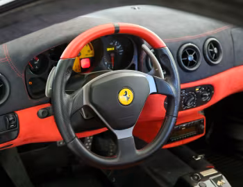 Intérieur Ferrari Challenge Stradale with option "Without tricolour stripe" [North America] '2003–04