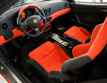 Intérieur Ferrari Challenge Stradale with option "Without tricolour stripe" [North America] '2003–04