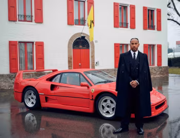 Ferrari F40, Lewis Hamilton