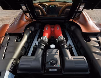 Sous la capuche Ferrari F430 Spider F1 [North America] '2005–09