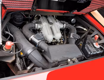 Sous la capuche Ferrari Mondial T Cabriolet [North America] '1989–93