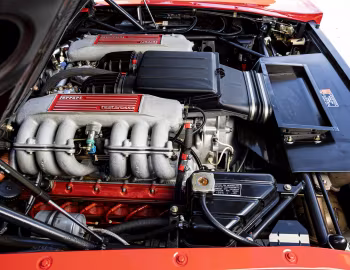 Sous la capuche Ferrari Testarossa [UK-spec] '1987–91