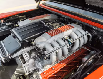 Sous la capuche Ferrari Testarossa Spider (#EFG092) '1990