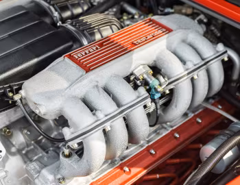 Sous la capuche Ferrari Testarossa Spider (#EFG092) '1990