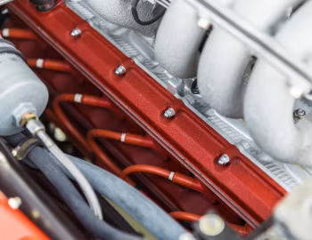 Sous la capuche Ferrari Testarossa Spider (#EFG092) '1990