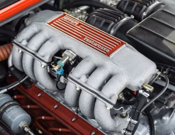 Sous la capuche Ferrari Testarossa Spider (#EFG092) '1990