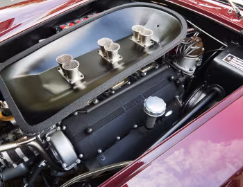 Sous la capuche Ferrari 250 GT California Passo Lungo (fari coperti) (#1203GT) '01.1959