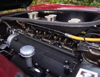 Sous la capuche Ferrari 250 GT California Passo Lungo (fari coperti) (#1203GT) '01.1959