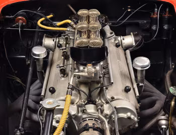Sous la capuche Ferrari 290 MM Spyder (#0626M) '1956