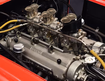 Sous la capuche Ferrari 290 MM Spyder (#0626M) '1956