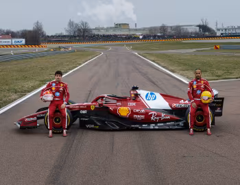 Lewis Hamilton, Charles Leclerc, Ferrari SF-25