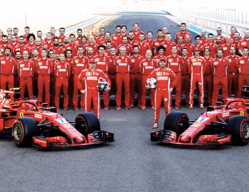 Kimi Räikkönen, Ferrari SF71H, Sebastian Vettel, Mattia Binotto