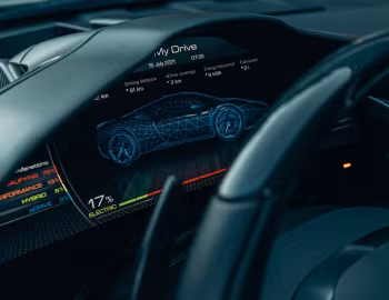 Комбинация приборов 2021–н.в. Ferrari SF90 Stradale Assetto Fiorano [North America] (F173) '2020–н.в.