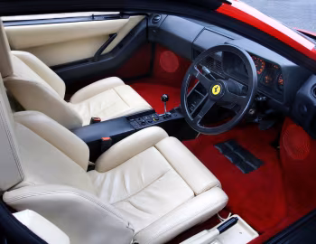 Intérieur Ferrari Testarossa [UK-spec] '1984–87