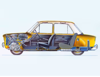 Fiat 128 4-door '1969–72