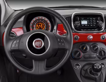 中控台 Fiat 500 Cult [Brazil] '2011–至今