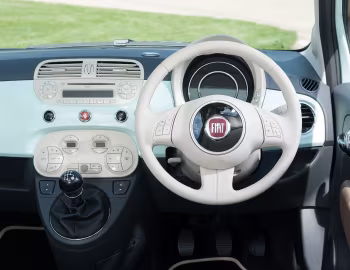 Panel frontal Fiat 500 Cult [UK-spec] '2014–15