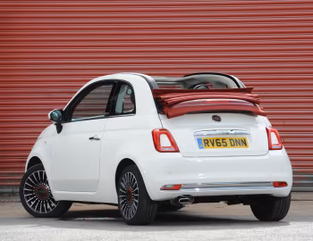 Fiat 500C Lounge [UK-spec] (312) '2015–20