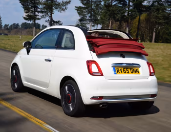 Fiat 500C Lounge [UK-spec] (312) '2015–20