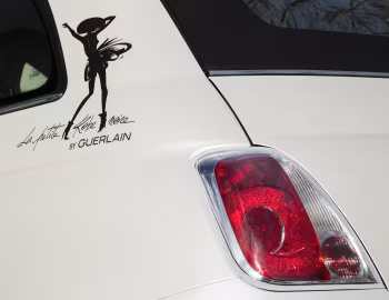 Fiat 500C "La Petite Robe Noire" by Guerlain [France] '2014