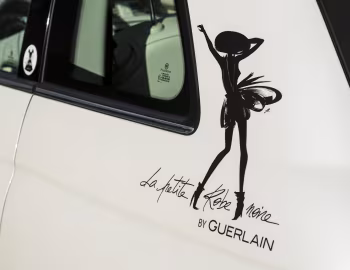 Fiat 500C "La Petite Robe Noire" by Guerlain [France] '2014