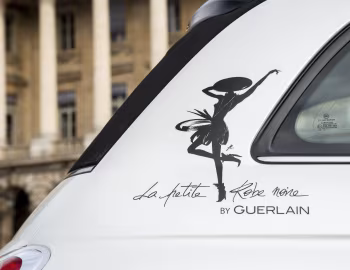 Fiat 500C "La Petite Robe Noire" by Guerlain [France] '2014