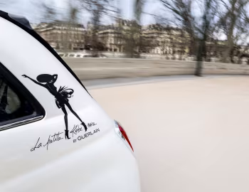 Fiat 500C "La Petite Robe Noire" by Guerlain [France] '2014