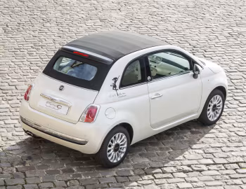 Fiat 500C "La Petite Robe Noire" by Guerlain [France] '2014