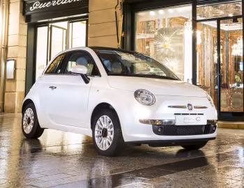 Fiat 500C "La Petite Robe Noire" by Guerlain [France] '2014