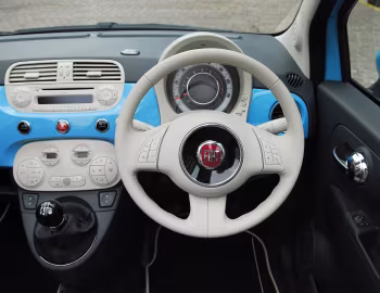 Panel frontal Fiat 500C TwinAir [UK-spec] '2010–12