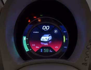 Dashboard 2013–19 Fiat 500e [North America] '2013–19