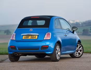 Fiat 500S Cabrio [UK-spec] (312) '2013–15