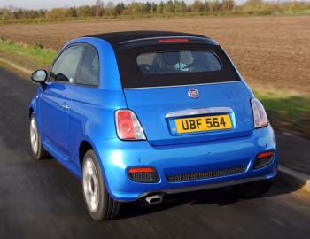 Fiat 500S Cabrio [UK-spec] (312) '2013–15