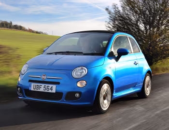 Fiat 500S Cabrio [UK-spec] (312) '2013–15