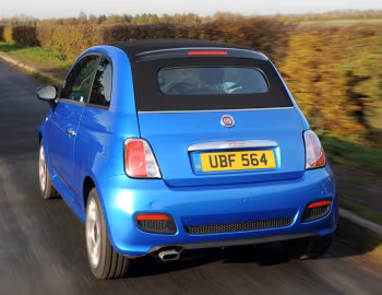 Fiat 500S Cabrio [UK-spec] (312) '2013–15