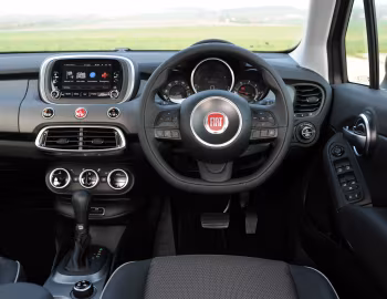 Panel frontal Fiat 500X Cross [UK-spec] (334) '2015–18
