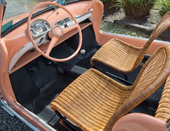 Interior Fiat 600 Jolly '1958–62
