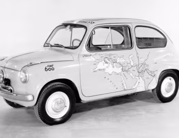 Fiat 600 "Calcutta-Roma" '05.1955