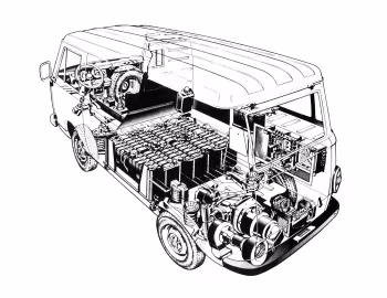 Fiat 900 T Furgone elettrico (100GF) '1977