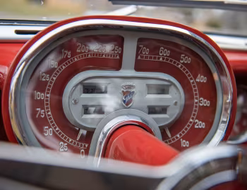 Комбінація приладів Fiat 8V Coupe (#0042) '1954