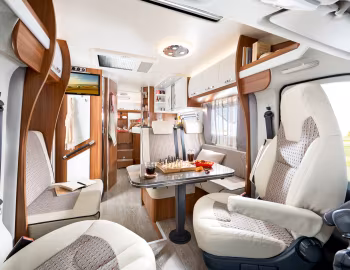 Interior 2016–17 Hobby Optima De Luxe T70 GE premium rear '2015–17