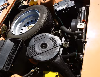 Bajo el capó Fiat 128 Roadster Moretti '1969–75