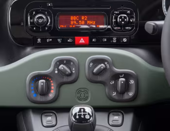 中控台 Fiat Panda 4×4 [UK-spec] (319) '2013–17