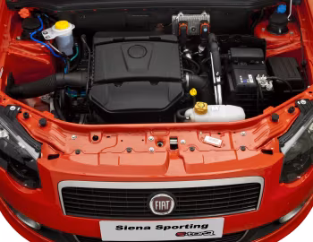Bajo el capó 2011 Fiat Siena Sporting (178) '2010–11